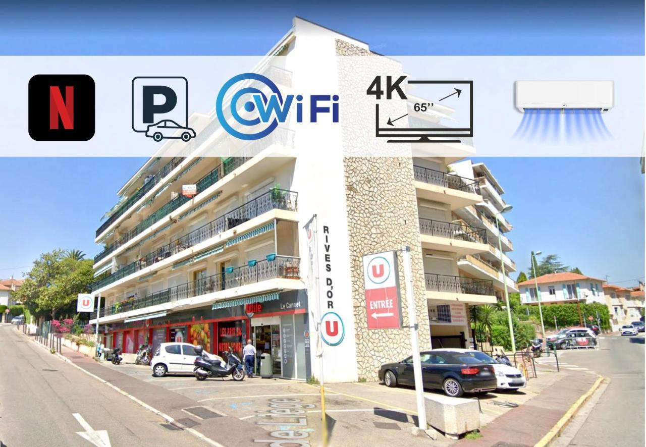 Magnifique Appartement Le Cannet,Cannes, Parking, Wifi Eksteriør bilde