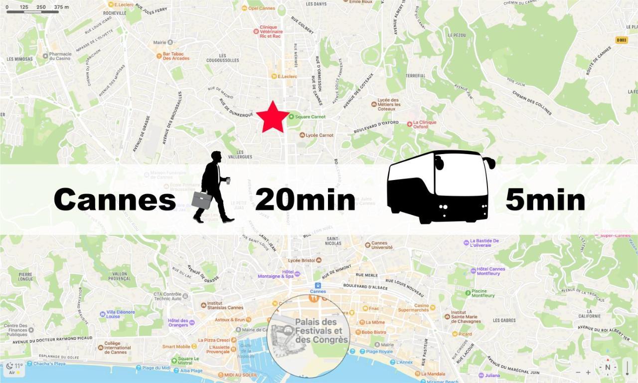 Magnifique Appartement Le Cannet,Cannes, Parking, Wifi Eksteriør bilde